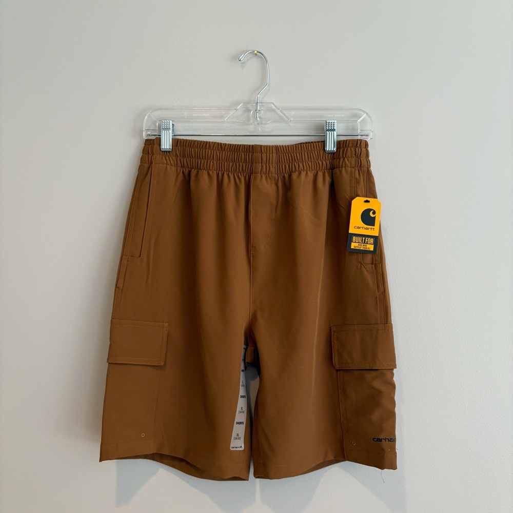 Carhartt Rugged Flex Brown Cargo Work Shorts